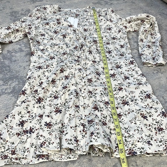 NWT Veronica Beard Riggins Dress Silk Floral Whitestone Mini Sz 12 - Picture 10 of 15